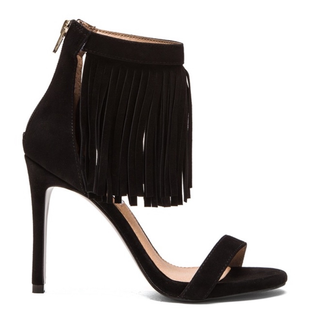 Steve Madden Starz Heel - Black Suede - 8